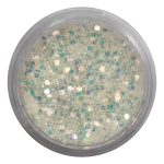 Glitter Flocado - Cor Branco