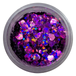 Glitter Cora&ccedil;&atilde;o - Cora&ccedil;&atilde;o Violeta