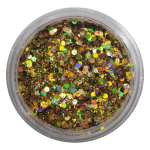 Glitter Flocado - Cor Dourada