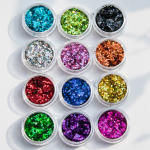 Glitter para Encapsular Unhas Flocado Color