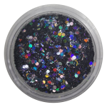 Glitter Flocado - Cor Preto