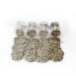 Glitter para Decora&ccedil;&atilde;o Unha Prata Grosso Furtacor