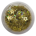 Glitter Estrela - Estrela Dourada