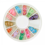 Disco Mix Fimo Flores