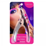 Cortador de Unhas Tips cor Prata Estilo da Mulher
