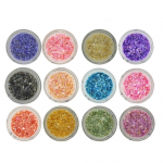 Glitter R&uacute;stica Folha de Madre P&eacute;rola