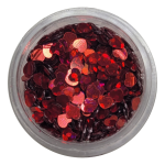 Glitter Cora&ccedil;&atilde;o - Cora&ccedil;&atilde;o Vermelho