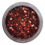 Glitter Flocado - Cor Vermelho
