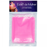 Microbrush para Remo&ccedil;&atilde;o De C&iacute;lios Pacote com 100 unidades