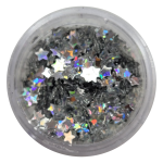 Glitter Estrela - Estrela Prata